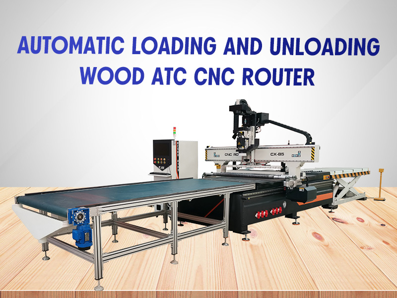 التحميل والتفريغ التلقائي لجهاز التوجيه ATC CNC